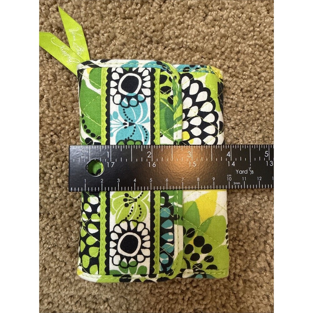 Vera Bradley Quilted Women's Lime Hipster Crossbody Bag & Matching Wallet Summer - Picture 10 of 13